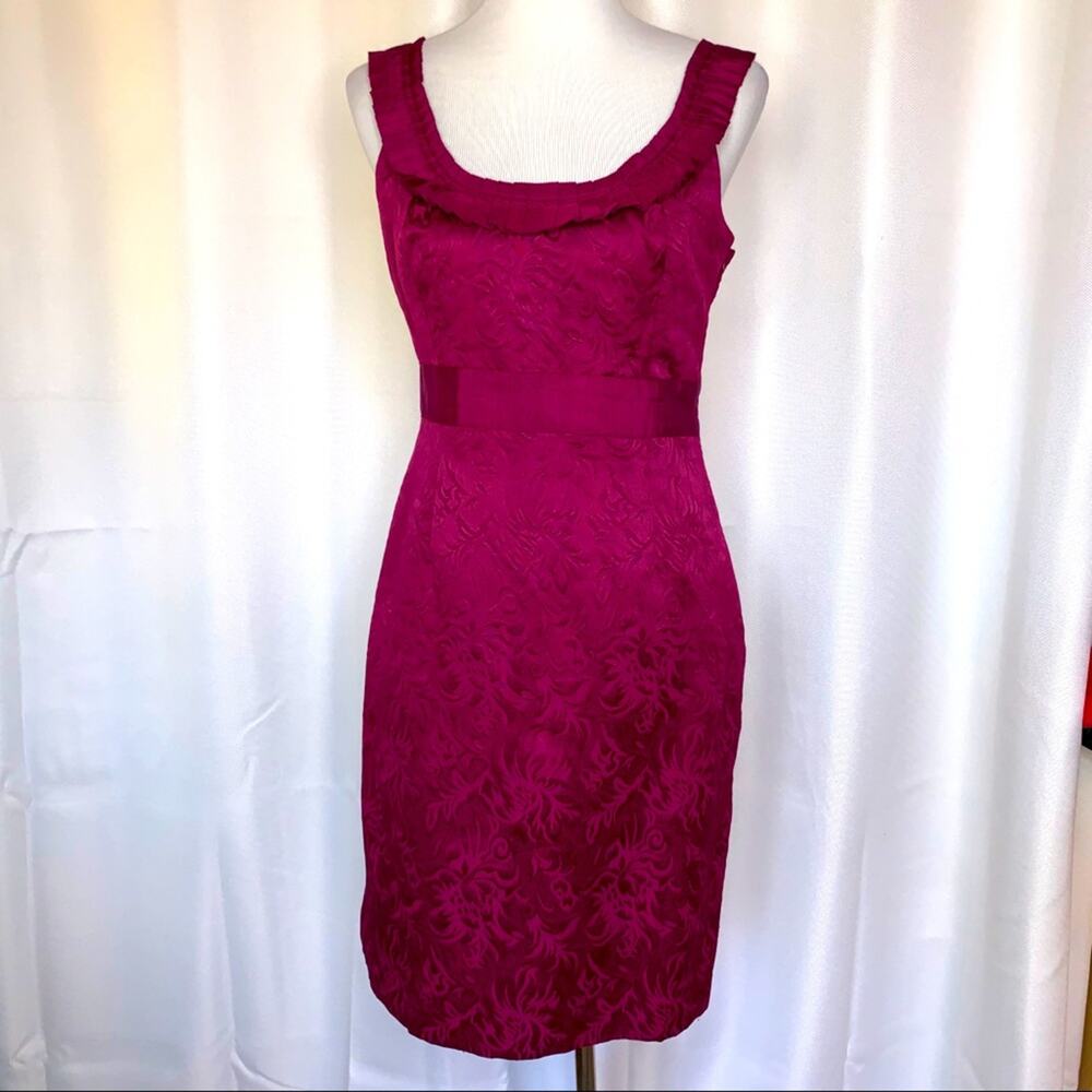 Antonio Melani Jacquard Cocktail Dress Sz 6